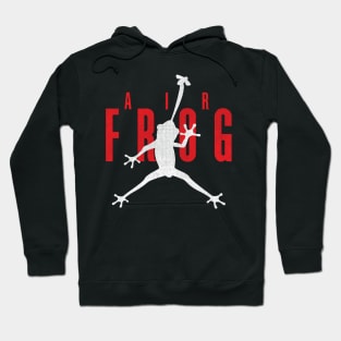 Funny Air Frog I Love Frogs Hoodie